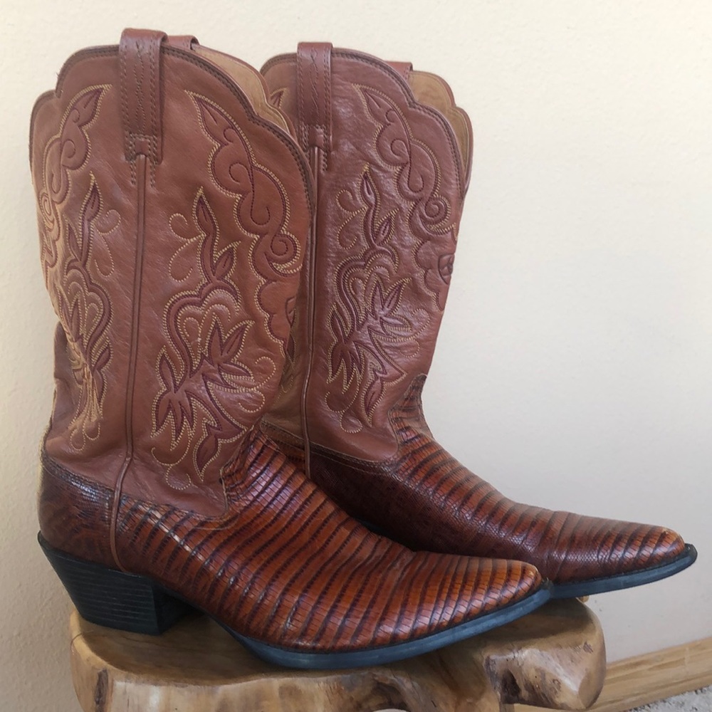 Ariat brown leather boots 11